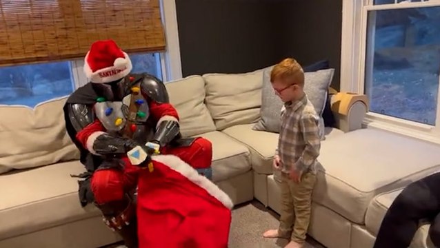 'Santalorian' delivering gifts and forecasts across the country