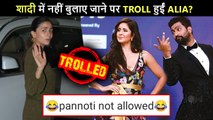 Alia Bhatt Not Invited For BFF Katrina-Vicky's Wedding, Gets Brutally TROLLED