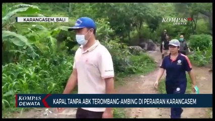 Kapal Tanpa ABK Terombang-Ambing di Laut
