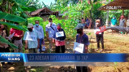 Polres Sukoharjo Gelar Rekontruksi Kasus Pembuangan Jasad Bayi