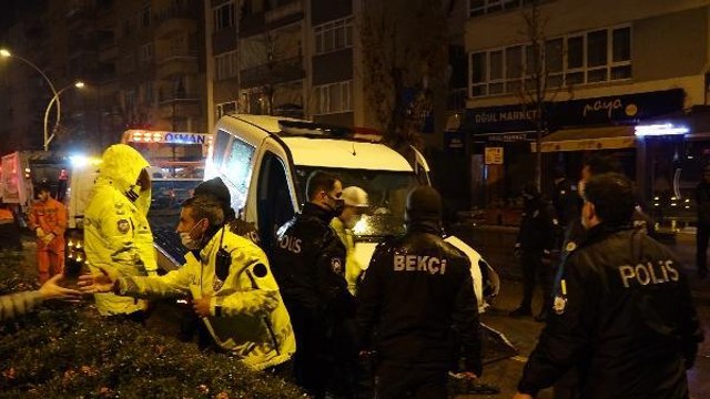 KAVGA İHBARINA GİDEN İKİ POLİS ARACI ÇARPIŞTI 2 POLİS YARALI