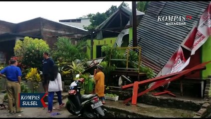 20 Rumah Warga Rusak Diterjang Angin  di Kota Pare-pare