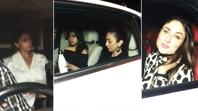 Kareena-Karishma Kapoor, Alia Bhatt, Arjun Kapoor and Malaika Arora Enjoys At Karan Johar's Party