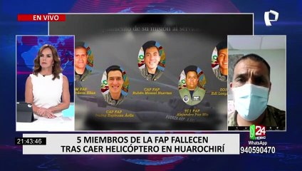 Coronel Santillán: "las operaciones de recuperación se han detenido por razones climáticas"