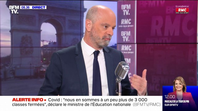 Jean-Michel Blanquer ne souhaite pas et ne pense pas que ce sera nécessaire de rallonger les vacances scolaires après les fêtes