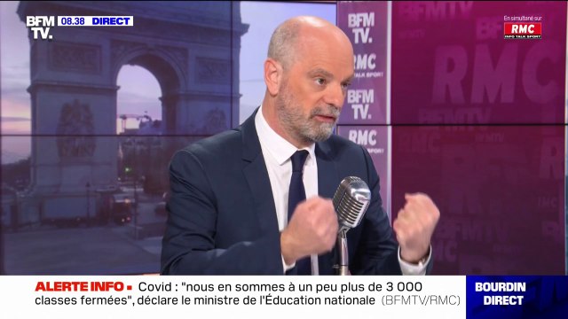 Jean-Michel Blanquer évoque 610 signalements sur le dernier trimestre d'atteintes aux principes de la laïcité dans les écoles, collèges et lycées