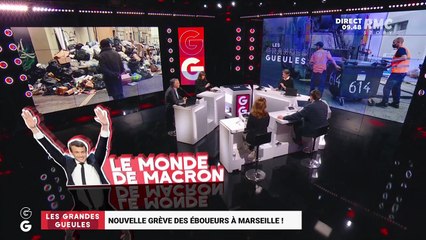 Le monde de Macron : Nouvelle grève des éboueurs à Marseille – 09/12
