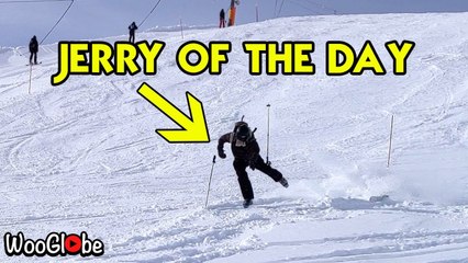 'Crashing into Monday after a chill weekend like... *SUPREME Ski Fail* '