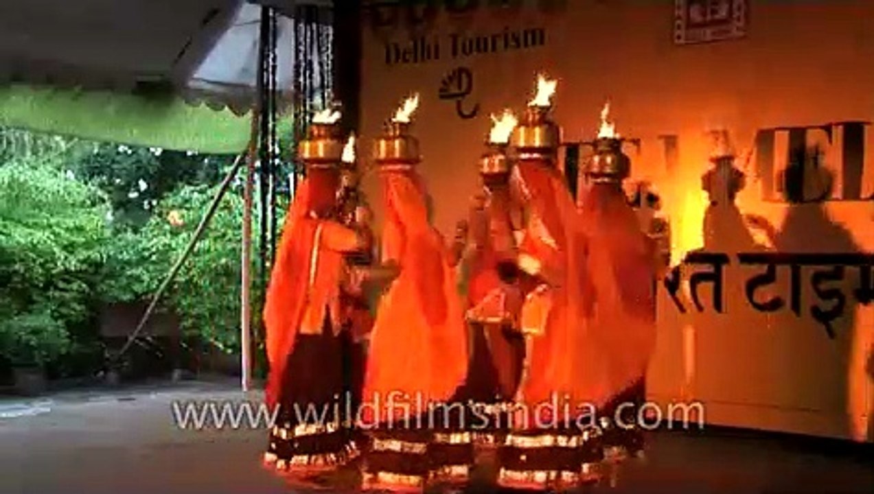 Rajasthani Fire Chari Dance