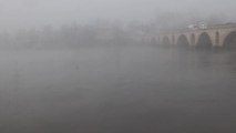 Meriç Nehri etrafında sis etkili oldu