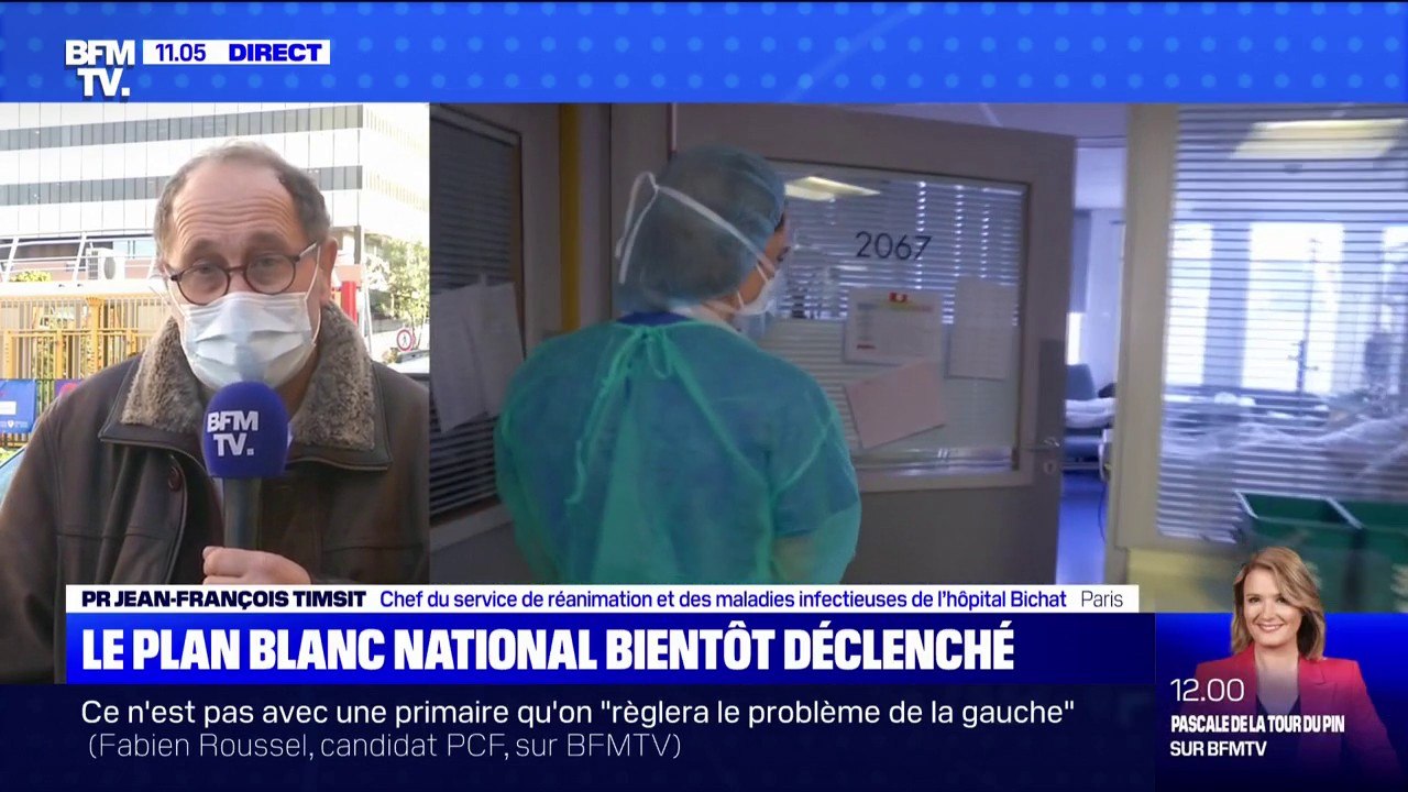 Le Pr Timsit de l'hôpital Bichat à Paris explique pourquoi son service de réanimation est "déjà en saturation"
