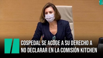 Cospedal se acoge a su derecho a no declarar en la Comisión Kitchen