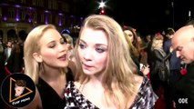 Oops! Jennifer Lawrence Accidently Kisses Her Hunger Games Co-Star Natalie Dormer