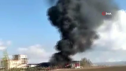 Atık yağ geri dönüşüm fabrikasında patlama