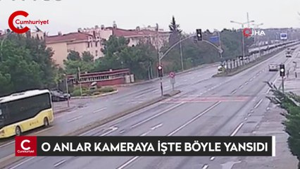 Büyükçekmece’de feci kaza kamerada: Doktorun aracındaki 4 aylık bebeğinin kafa tası çatladı