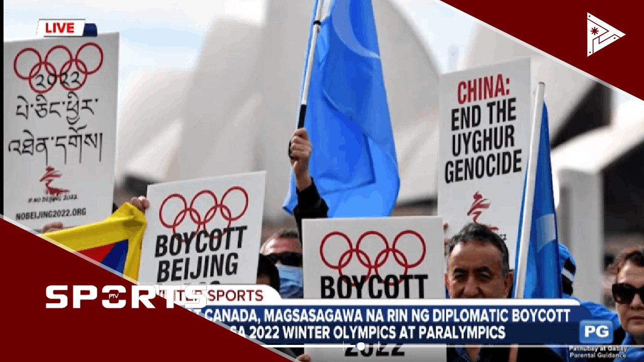 UK at Canada, magsasagawa na rin ng diplomatic boycott sa 2022 Winter Olympics at Paralympics