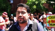 En Chile cientos de manifestantes protestan en contra de las vacunas y el pase de movilidad