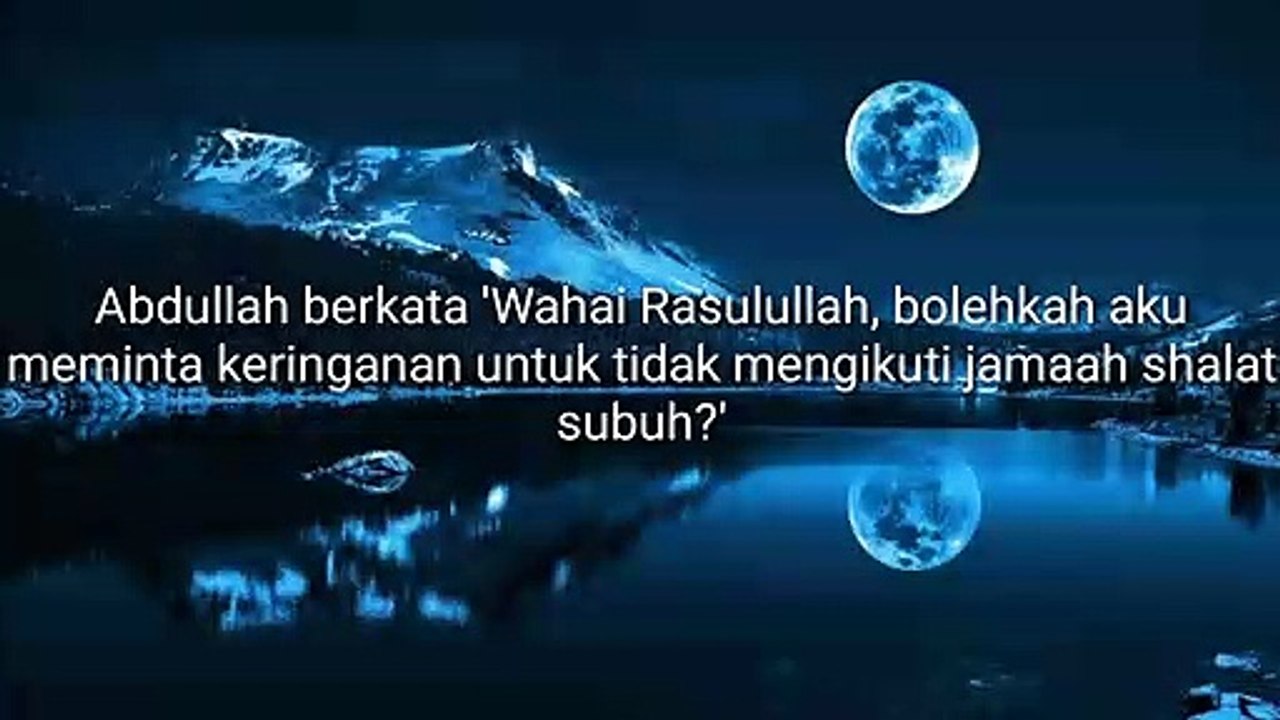 Kisah pemuda buta yang diantar Iblis ke masjid