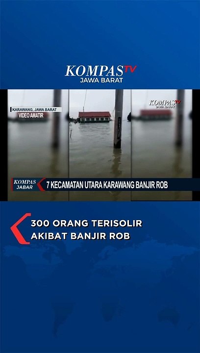 Wilayah Utara Karawang Banjir Rob #shorts