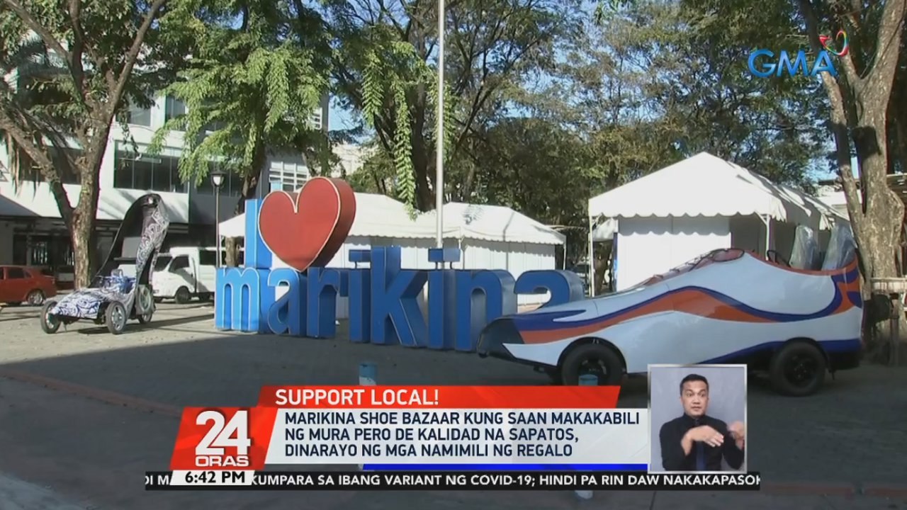 Marikina shoe bazaar kung saan makakabili ng mura pero de kalidad na sapatos, dinarayo ng mga namimili ng regalo | 24 Oras