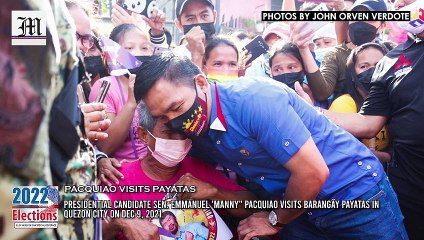 Pacquiao visits payatas