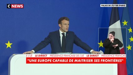 Emmanuel Macron : «Protéger nos frontières est une condition indispensable pour assurer la sécurité des européens»