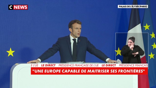 Emmanuel Macron : «Protéger nos frontières est une condition indispensable pour assurer la sécurité des européens»