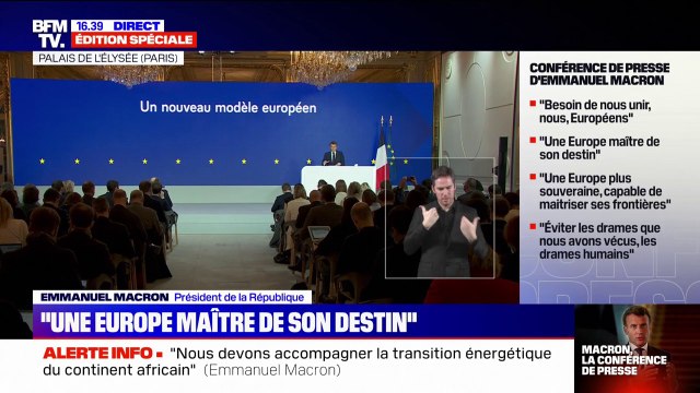 Emmanuel Macron souhaite organiser l'immigration choisie entre l'Afrique et l'Europe