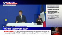 Emmanuel Macron sur l'UE: 