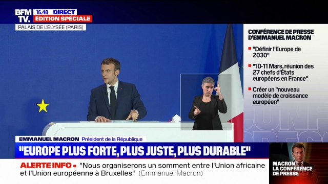 PFUE: L'un de nos objectifs sera la mise en place du mécanisme d'ajustement carbone aux frontières , déclare Emmanuel MacronPFUE: L'un de nos objectifs sera la mise en place du mécanisme d'ajustement carbone aux frontières , déclare Emmanuel Macron