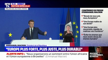 Emmanuel Macron souhaite "interdire l'importation dans l'UE de [produits] quand il contribue à la déforestation"
