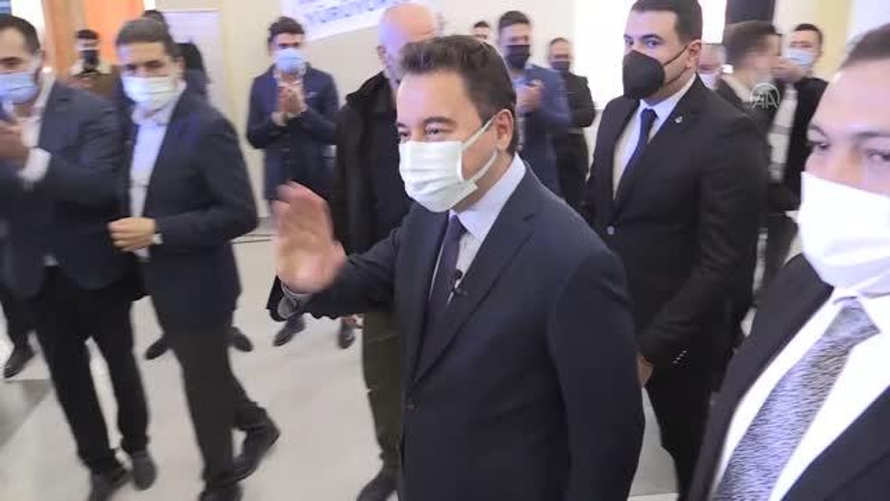 ÇANAKKALE - Babacan, partisinin Çan ilçe kongresinde konuştu