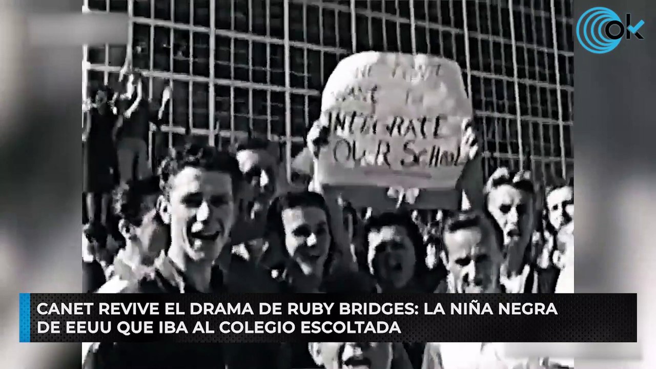 Canet revive el drama de Ruby Bridges: la niña negra  de EEUU que iba al colegio escoltada