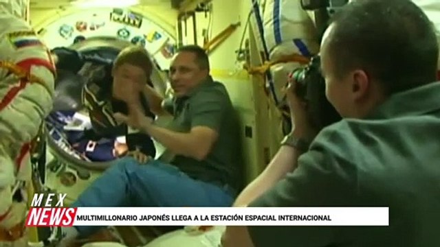 MULTIMILLONARIO JAPONÉS LLEGA A LA ESTACIÓN ESPACIAL INTERNACIONAL