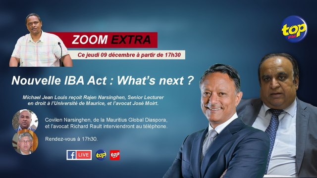 Zoom Extra : Michael Jean Louis reçoit Rajen Narsinghen, Senior Lecturer en droit à l’Université de Maurice, et l’avocat José Moirt.