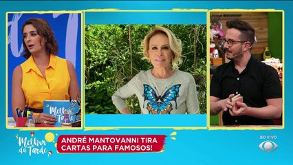 O astrólogo interpretou as cartas e fez revelações sobre a vida profissional do apresentador.