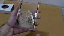 Unboxing and Review of gold plated radha krishna On Peepal Leaf gift