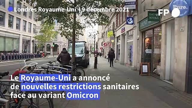 Pour contrer le variant Omicron, Londres décide de nouvelles restrictions
