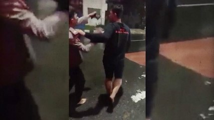 Viral! Polisi Dikeroyok Sejumlah Pemuda Saat Bubarkan Balap Liar