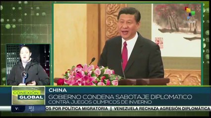 Gobierno chino condena boicot diplomático contra JJ.OO.