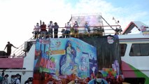 Managuas participan de la Purísima acuática en el Puerto Salvador Allende