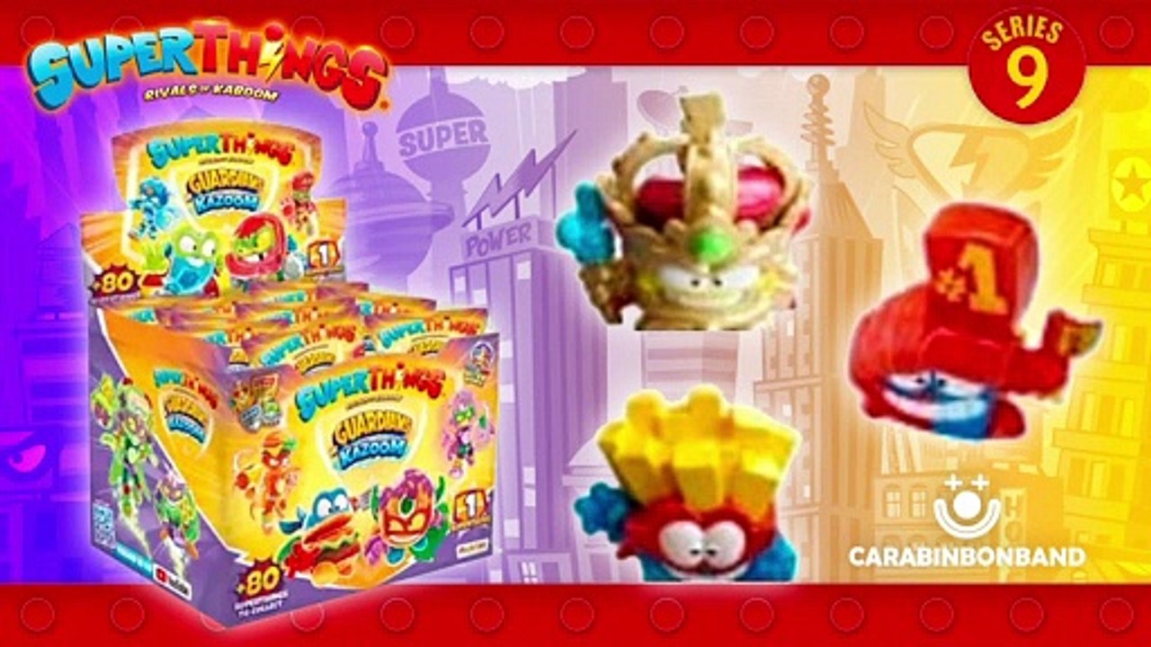 SUPERTHINGS 9 GUARDIANS OF KAZOOM - NUEVOS PERSONAJES Y DORADOS - By CARA BIN BON BAND