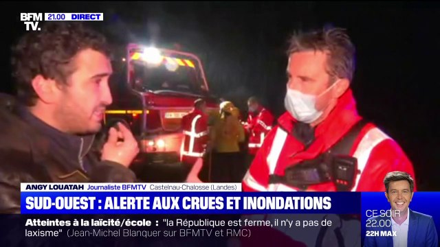 Intempéries: les pompiers ont retrouvé vivant un homme de 72 ans qui était porté disparu dans les Landes