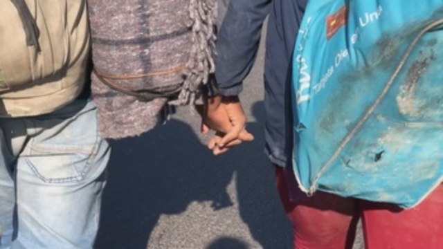 La caravana migrante emprende su último tramo hacia la capital mexicana