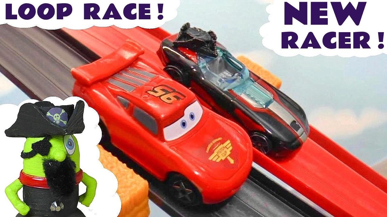 NEW Toy Car joins Cars 3 Lightning McQueen in this Funlings Race