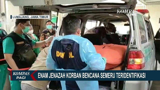 23 Jenazah Korban Guguran Awan Panas Gunung Semeru Telah Teridentifikasi