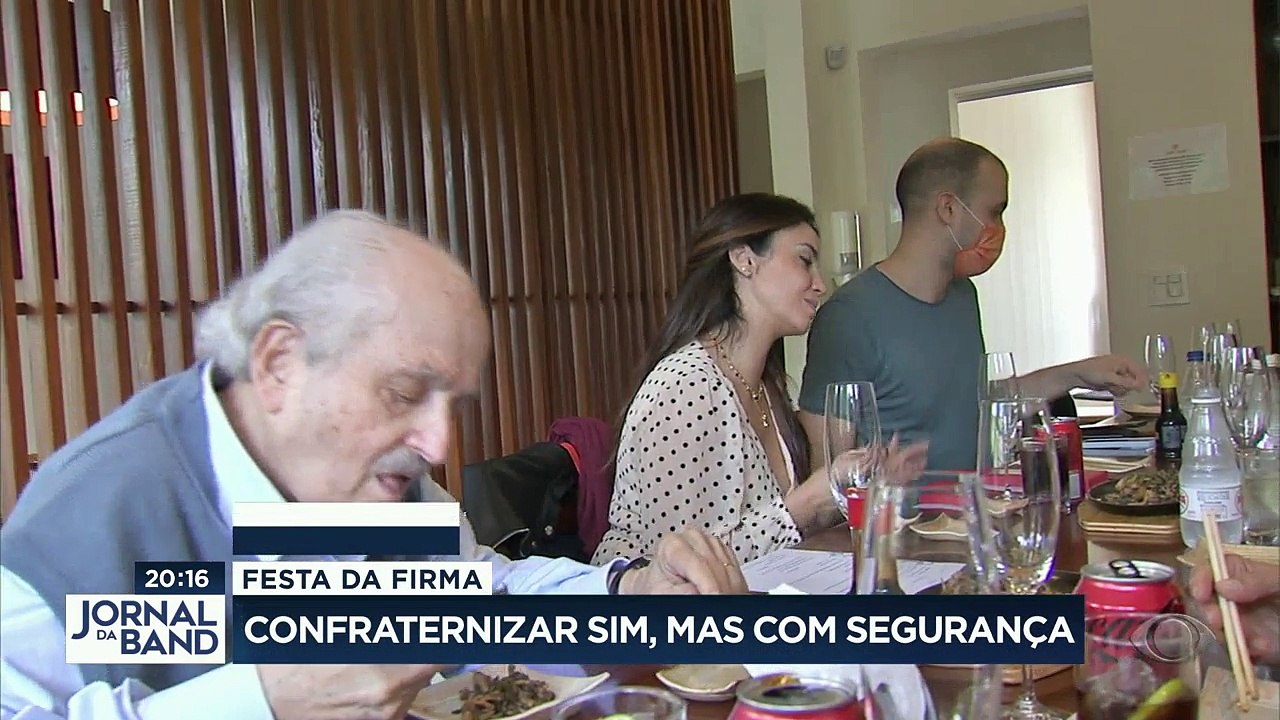 Notícia boa, notícia que dá gosto dar. As confraternizações de fim de ano estão voltando. #BandJornalismo