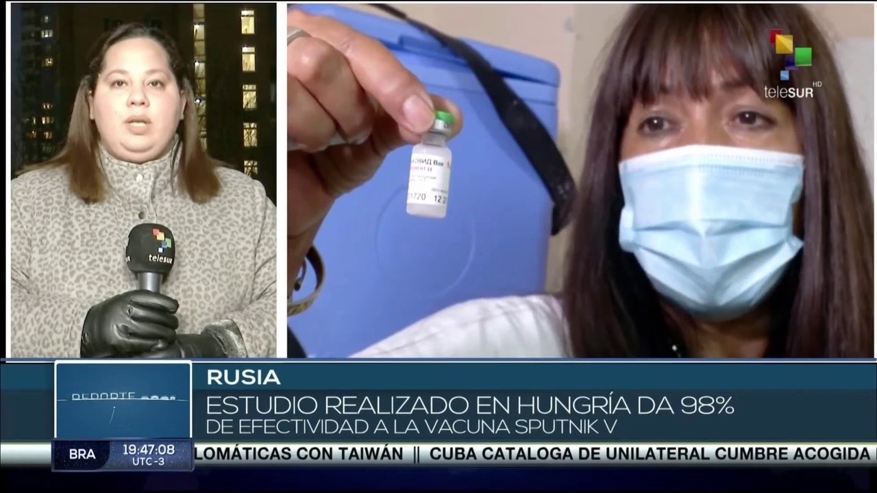 Autoridades de salud de Rusia demuestran efectividad de la vacuna Sputnik contra la Covid-19