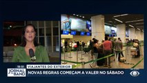 Sairam hoje as regras para viajantes do exterior entrarem no Brasil. Veja os detalhes. #BandJornalismo