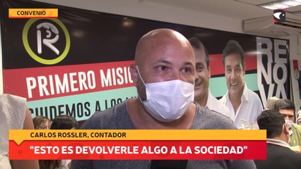 "Esto es devolverle algo a la sociedad"